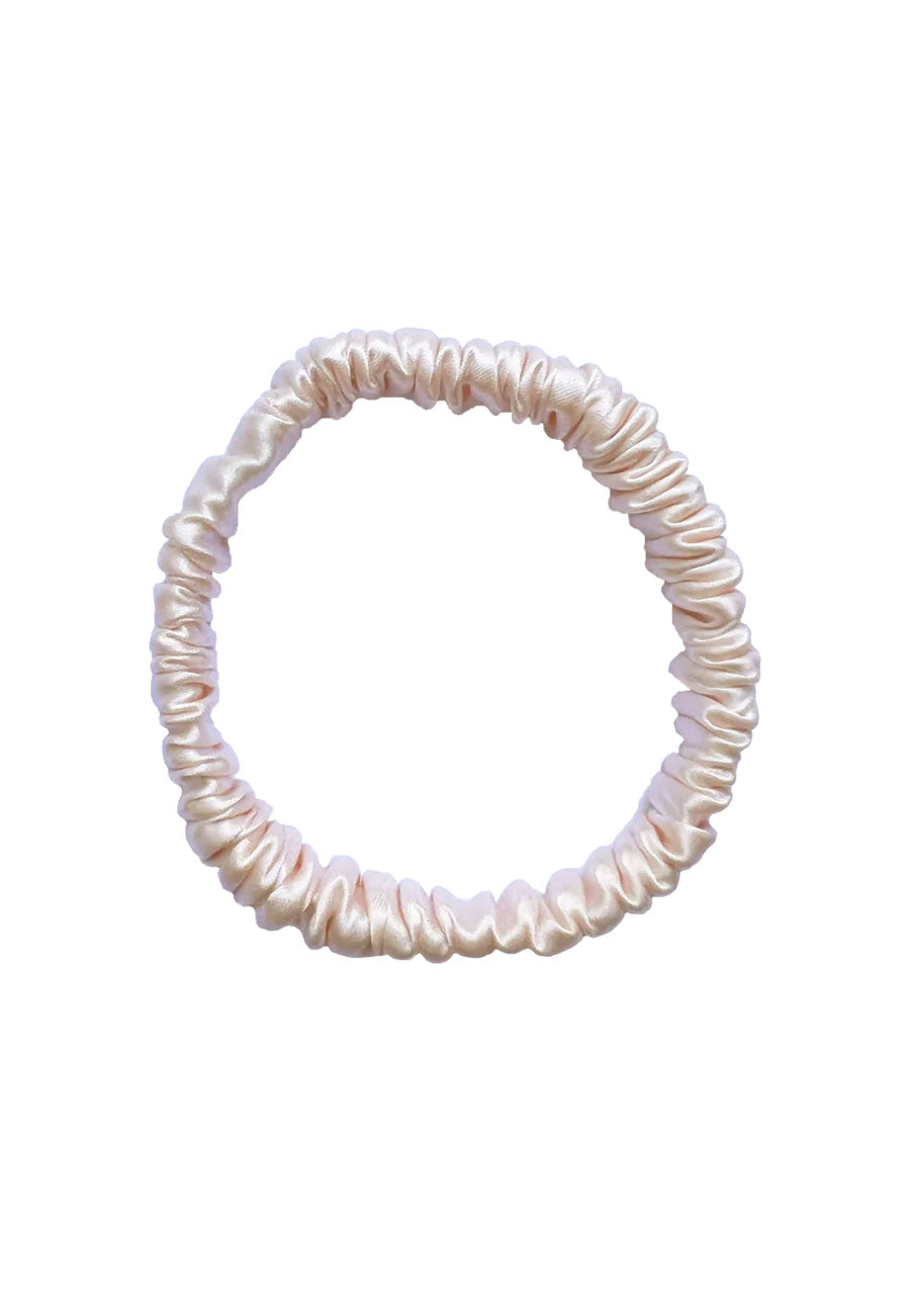 Buttermilk Accessories Mia Silk Scrunchie Candyfloss