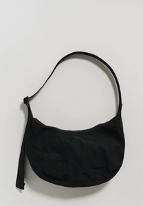 Baggu Medium Nylon Crescent Bag Black - Uncommon