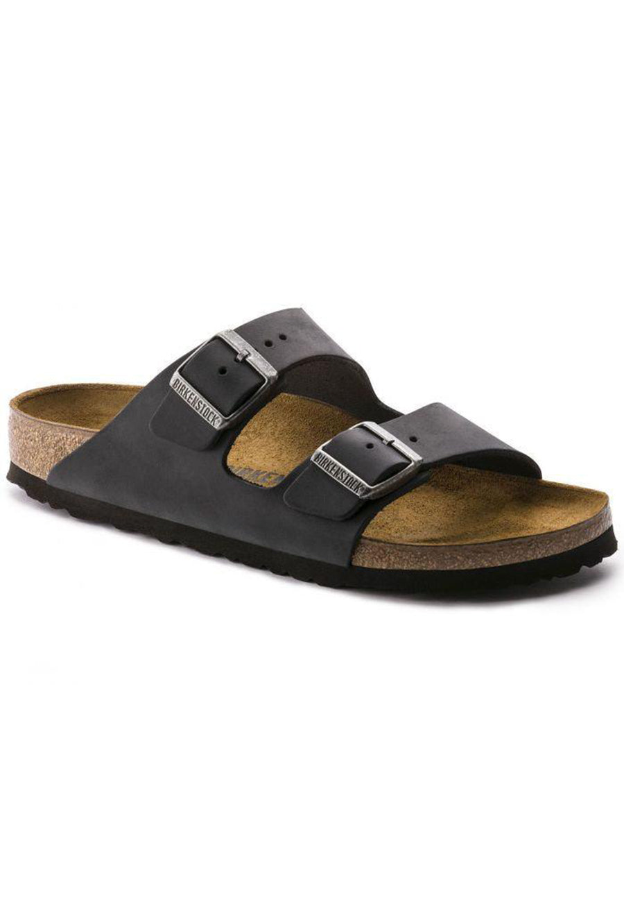 Birkenstock Arizona Oiled Leather Black - Uncommon