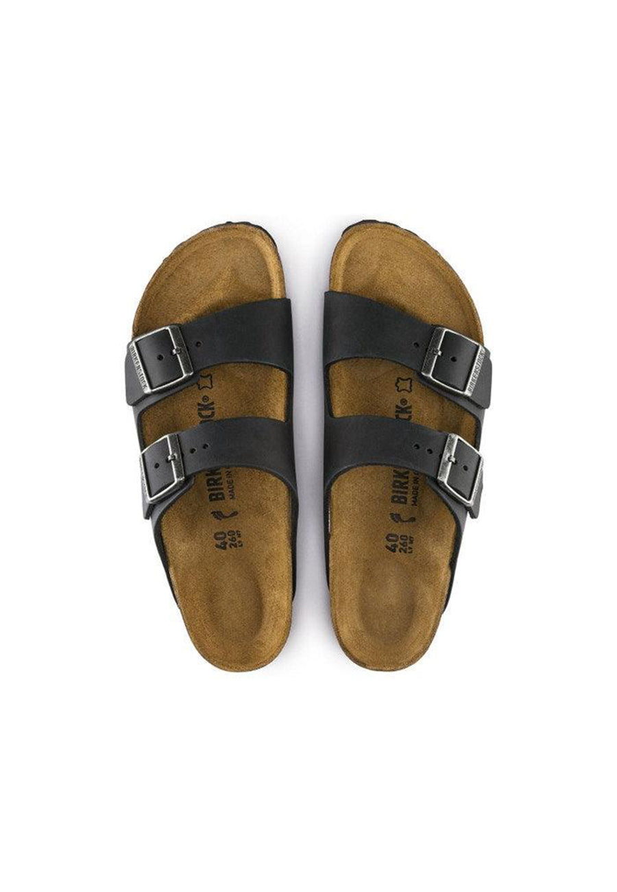 Birkenstock Arizona Oiled Leather Black - Uncommon