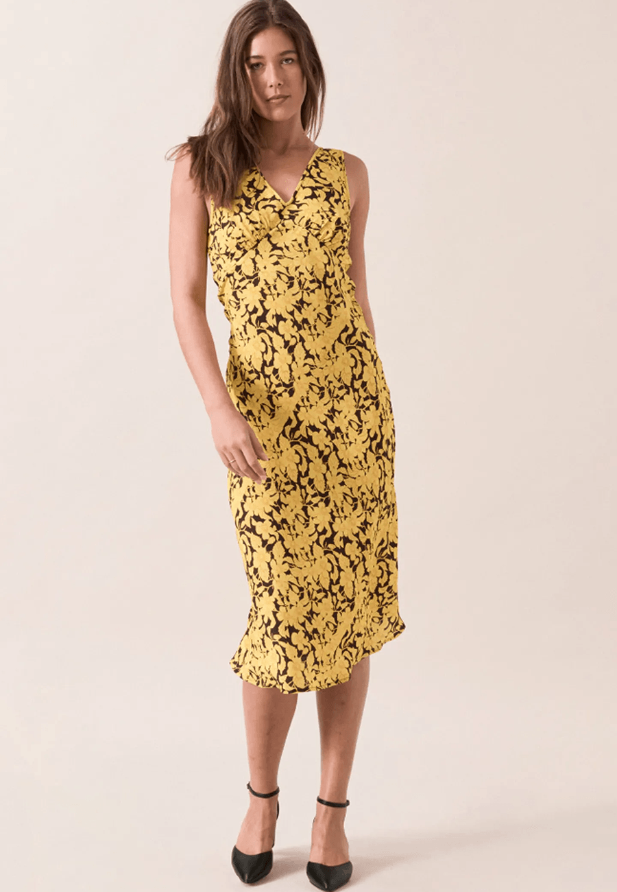 Rolla's Ivy Floral Eliza Dress Yellow - Uncommon