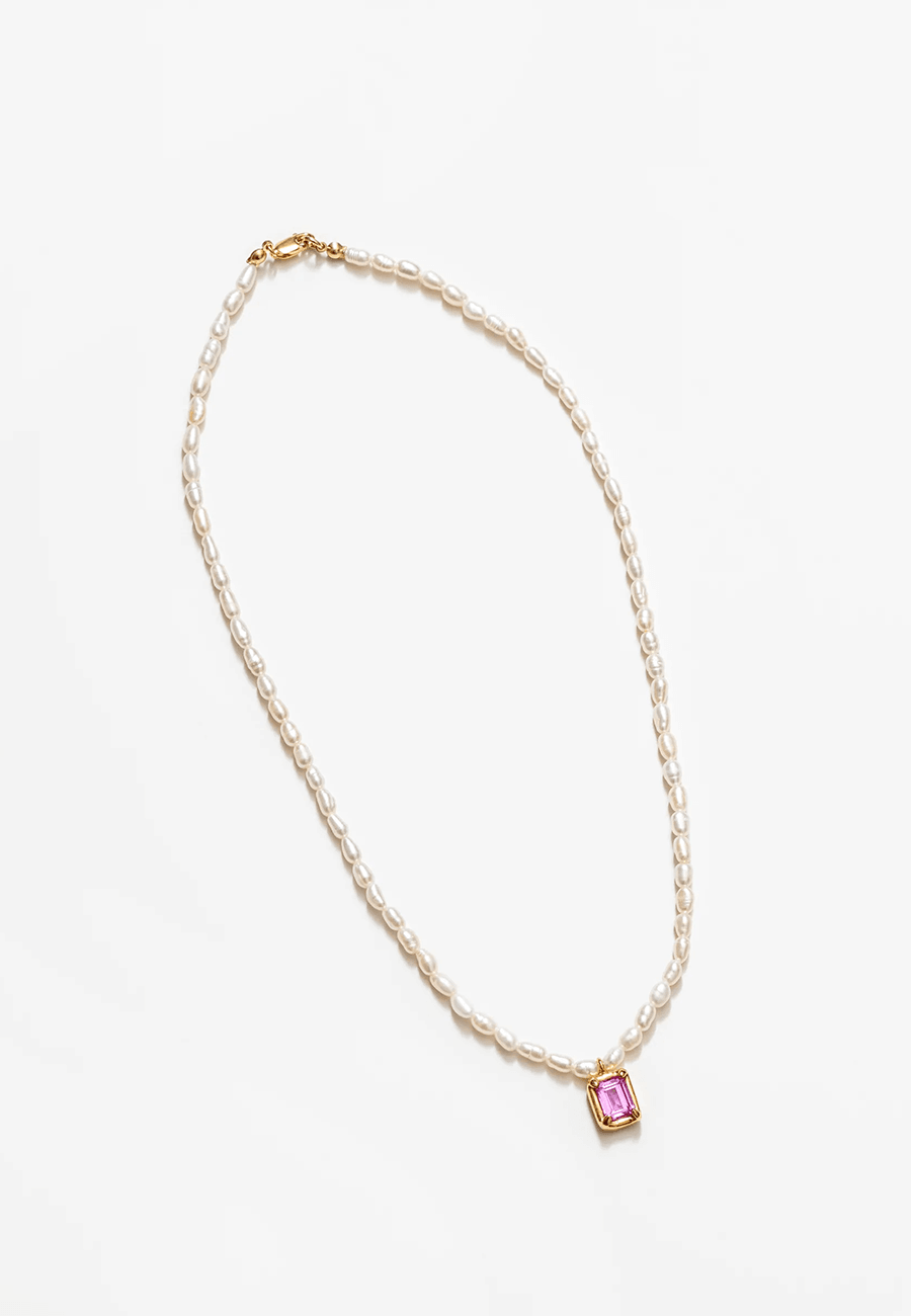 Wolf Circus Ama Necklace Gold Pink - Uncommon
